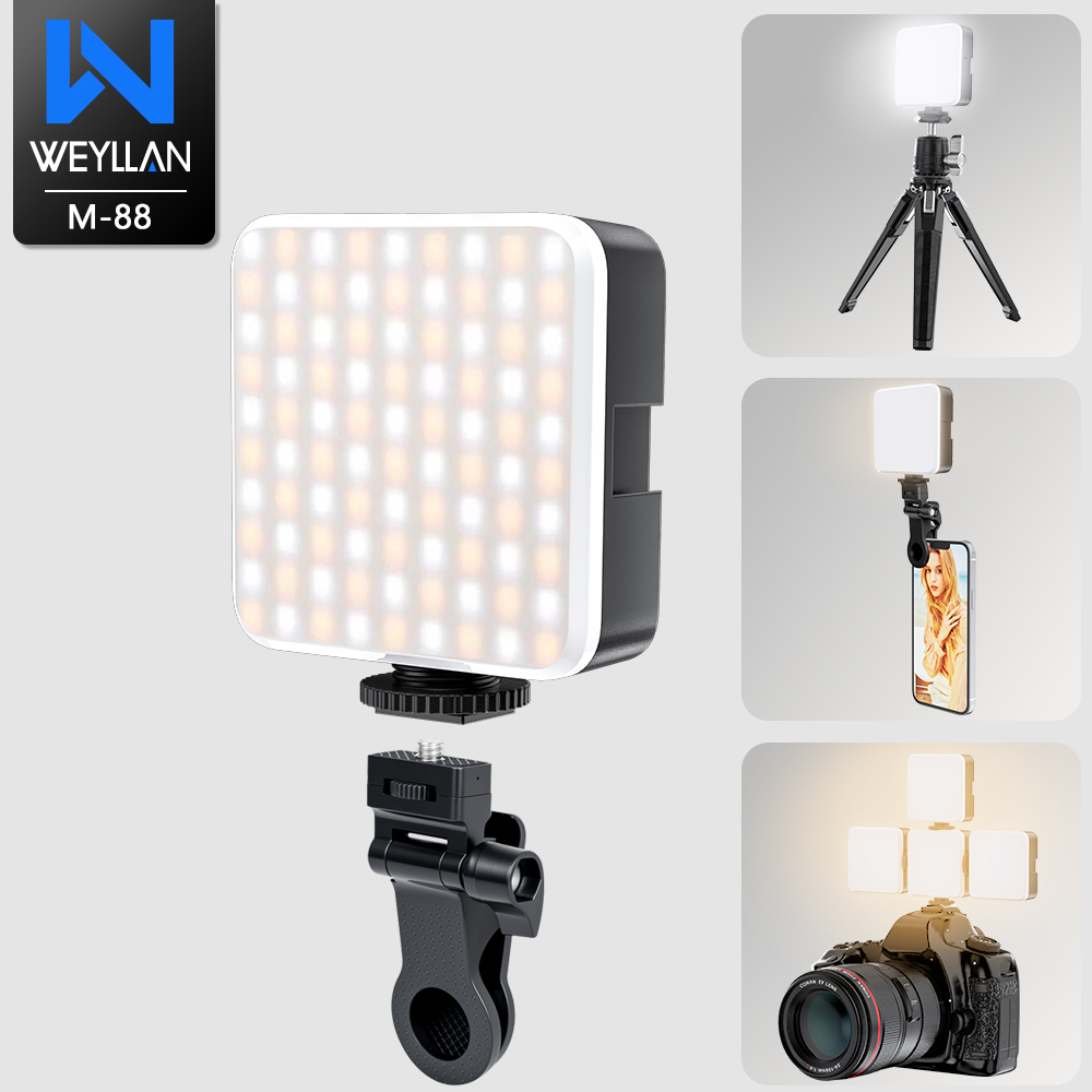 Photography Lighting Brands - WEYLLAN M-88 Lampu Video LED 2000MAh