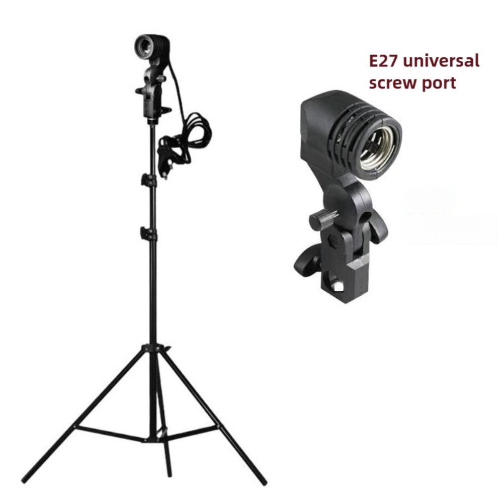 Photography Lighting Mount - Statif Lampu 2M, Soket AC E27