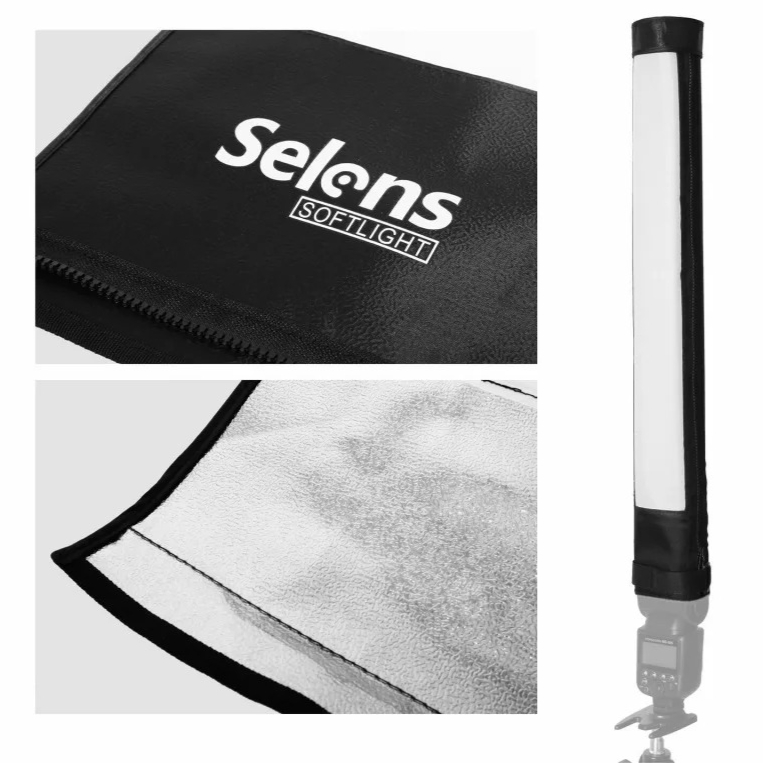 Softbox Portable Strip - Populer Portabel Flash Strip Diffuser Lipat