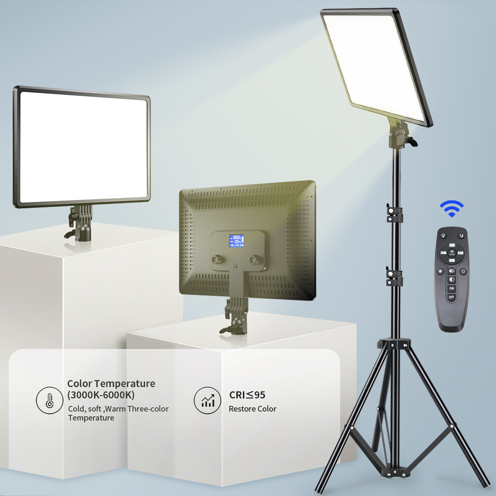 Photography Lighting Board - Panel Lampu Video LED 10/14 Inci