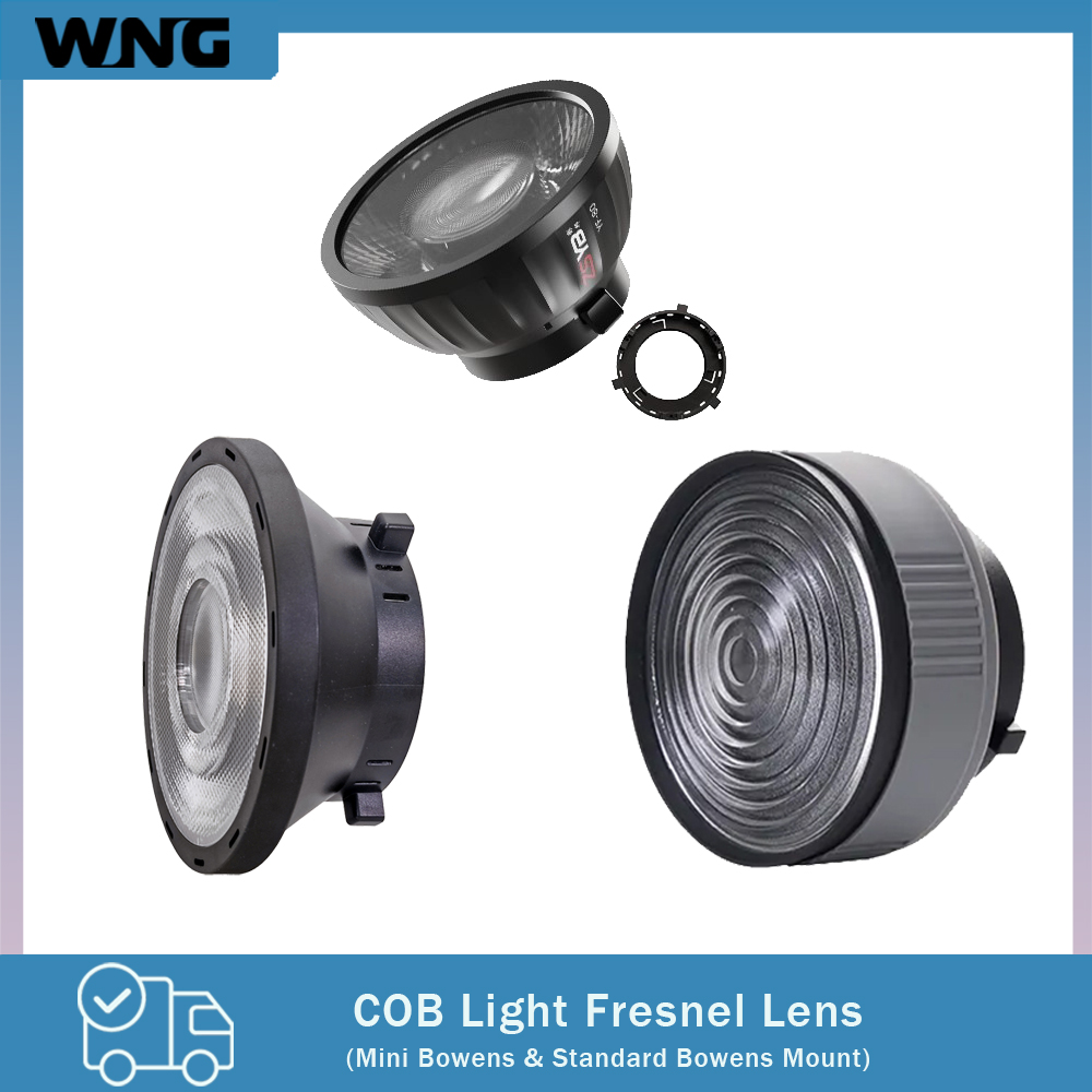 Photography Lighting And Background - Lensa Fresnel 15-55 Derajat dengan Fokus
