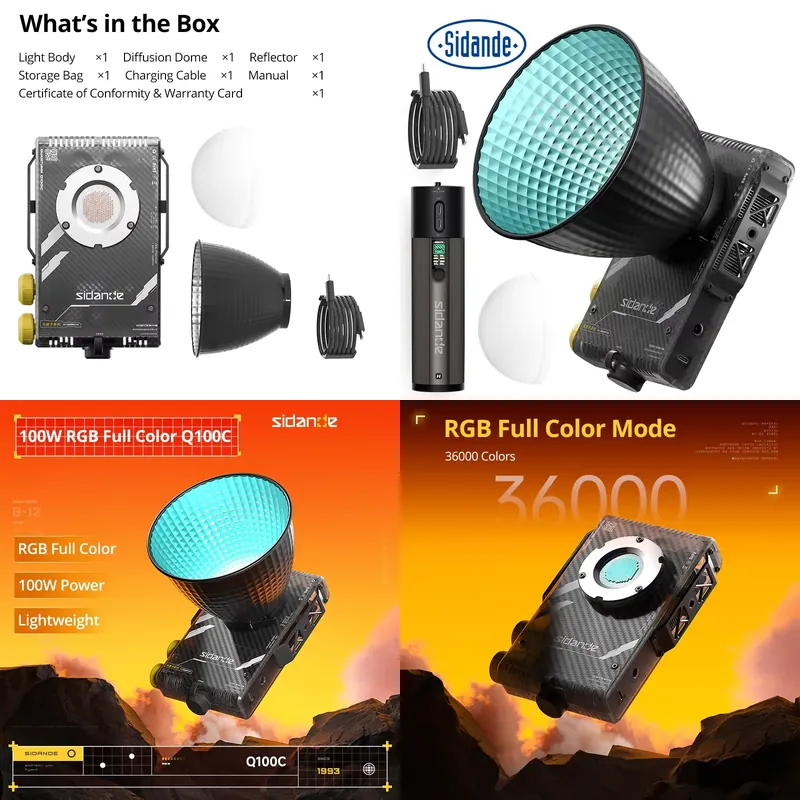 Photography Lighting Rgb - Merek Untuk Sidande Q100C Q100Lite Optical
