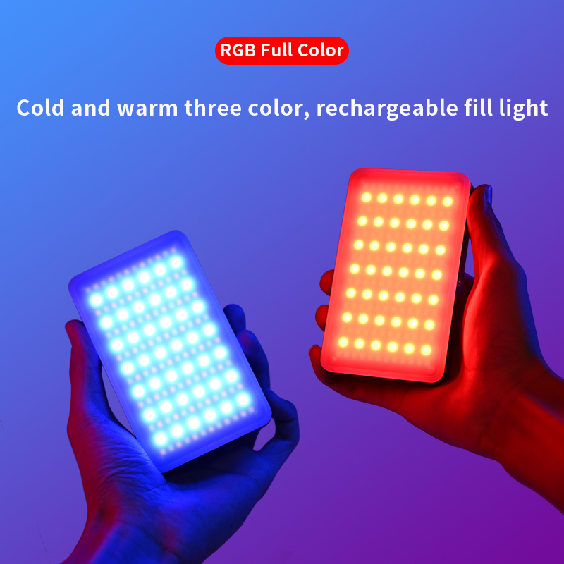 Photography Lighting Board - Lampu kamera LED portabel RGB, alat