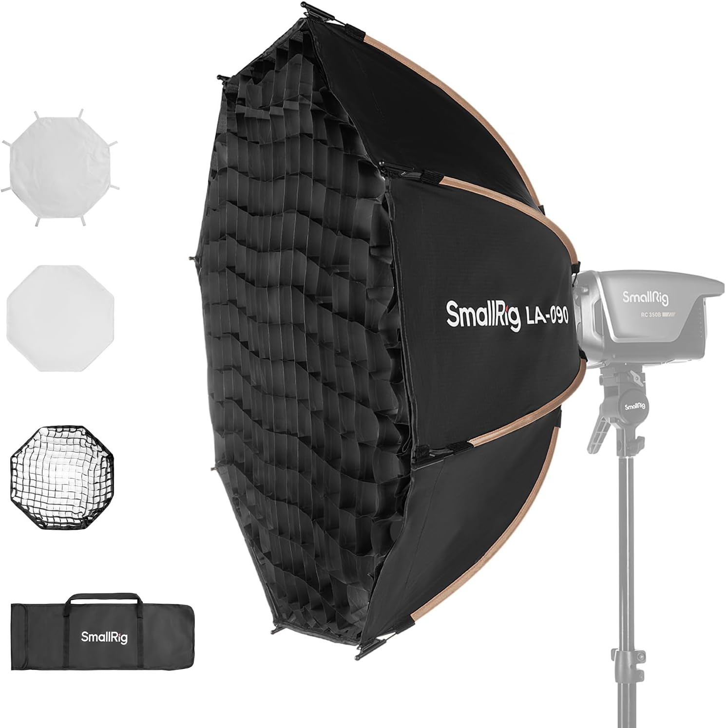 Photography Lighting Mount - Kit Pencahayaan Fotografi Softbox Oktagon 35-Inci