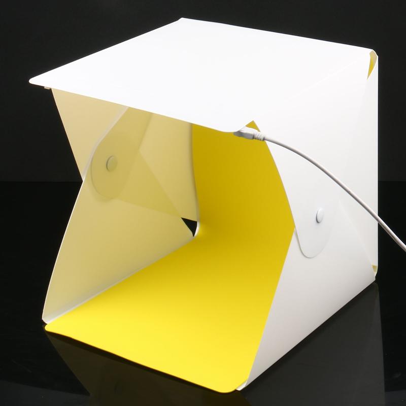 Photography Lighting Setup - Kotak Lampu Studio Foto LED Portabel,