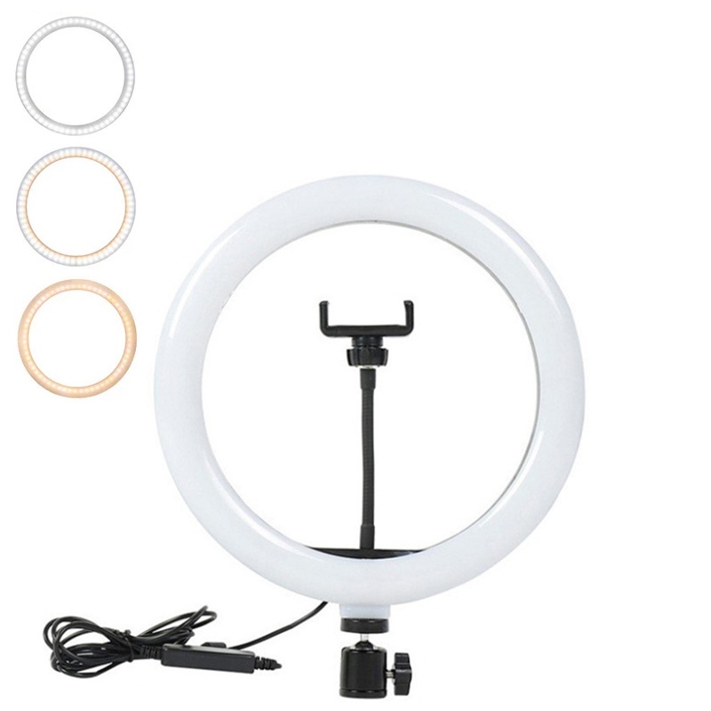 Photography Lighting Continuous - Lampu Video 16/26/33cm Selfie Ring LED