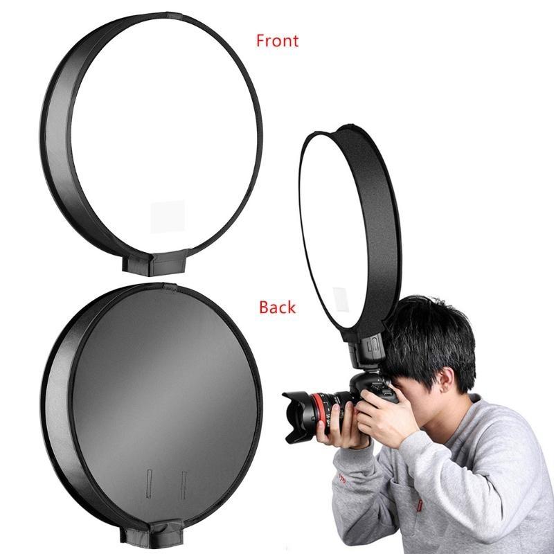 Softbox Portable Strip - 30Cm/40Cm Kotak Lembut Bulat Mini Universal