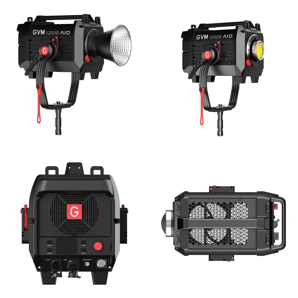 Photography Lighting Continuous - GVM SD1200B AIO 1200W Lampu Sorot