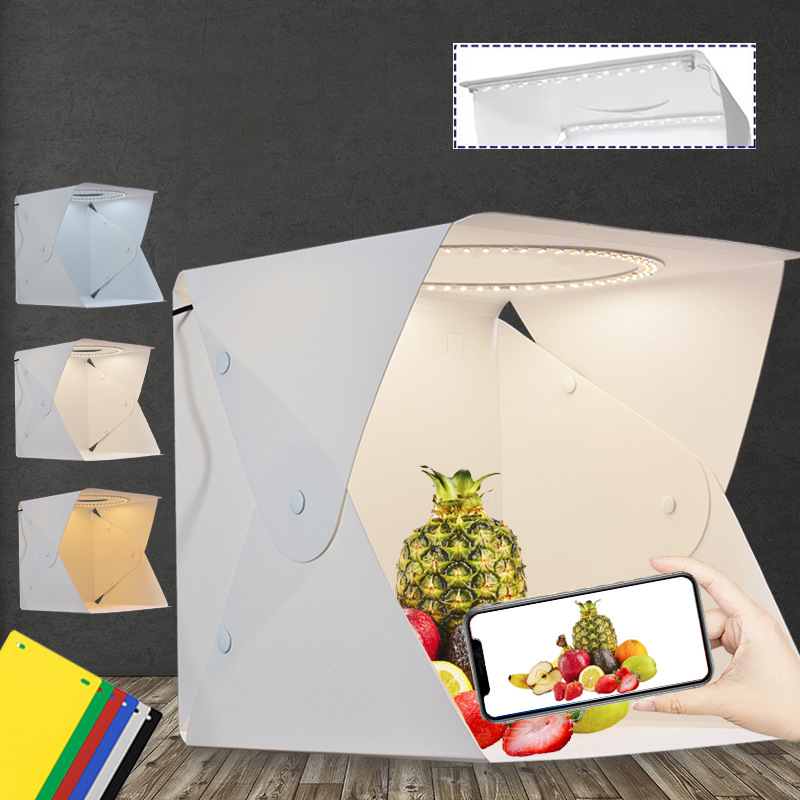 Softbox Portable Strip - Mini Lipat Photo Booth Softbox Kecil