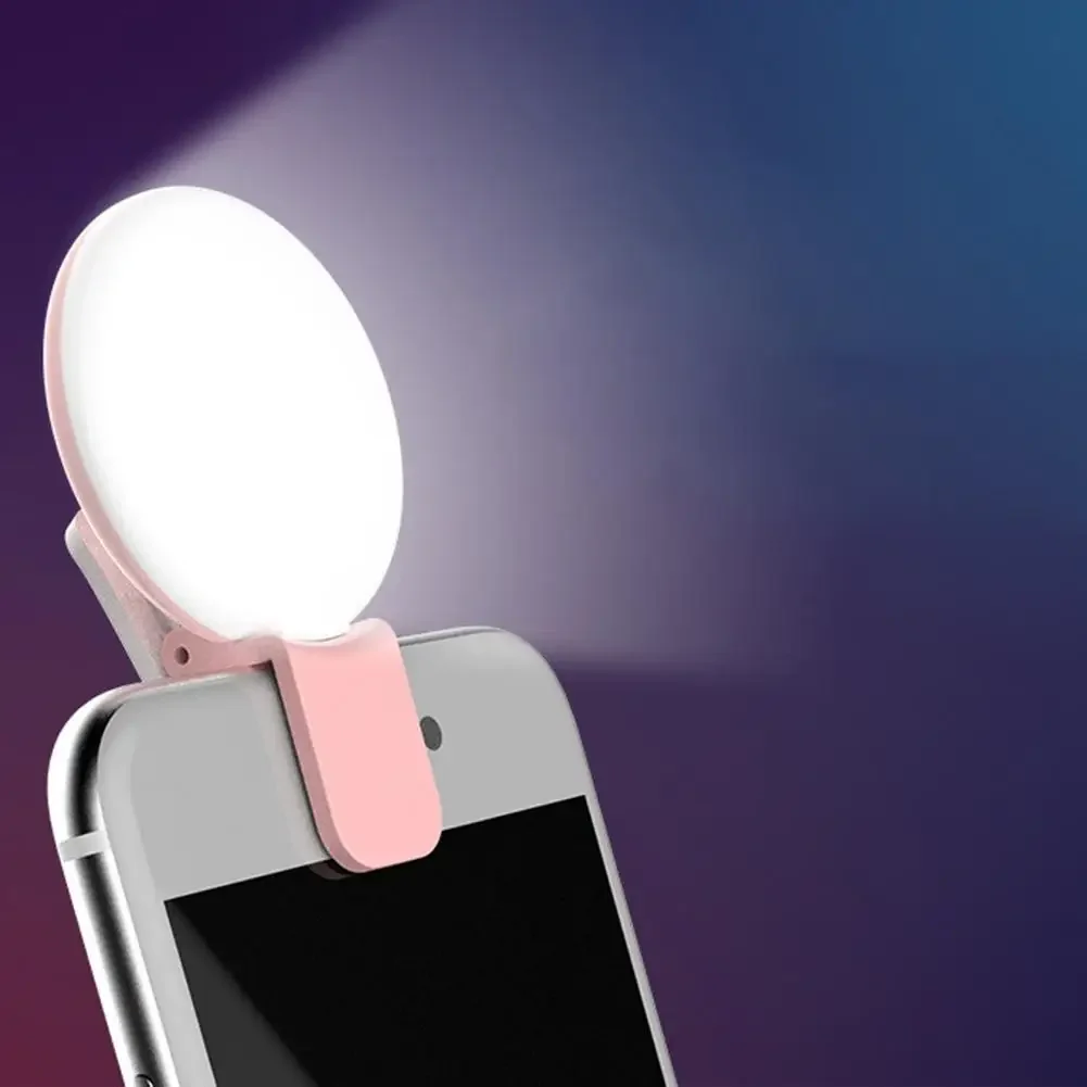 Photography Lighting Continuous - Lampu Ring Selfie LED ponsel, alat