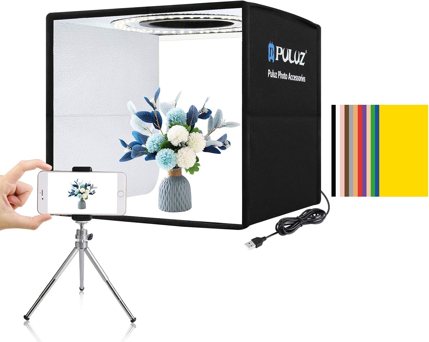 Lampu Video Panel LED RGB deng - Photography Lighting Rgb ulasan dan harga