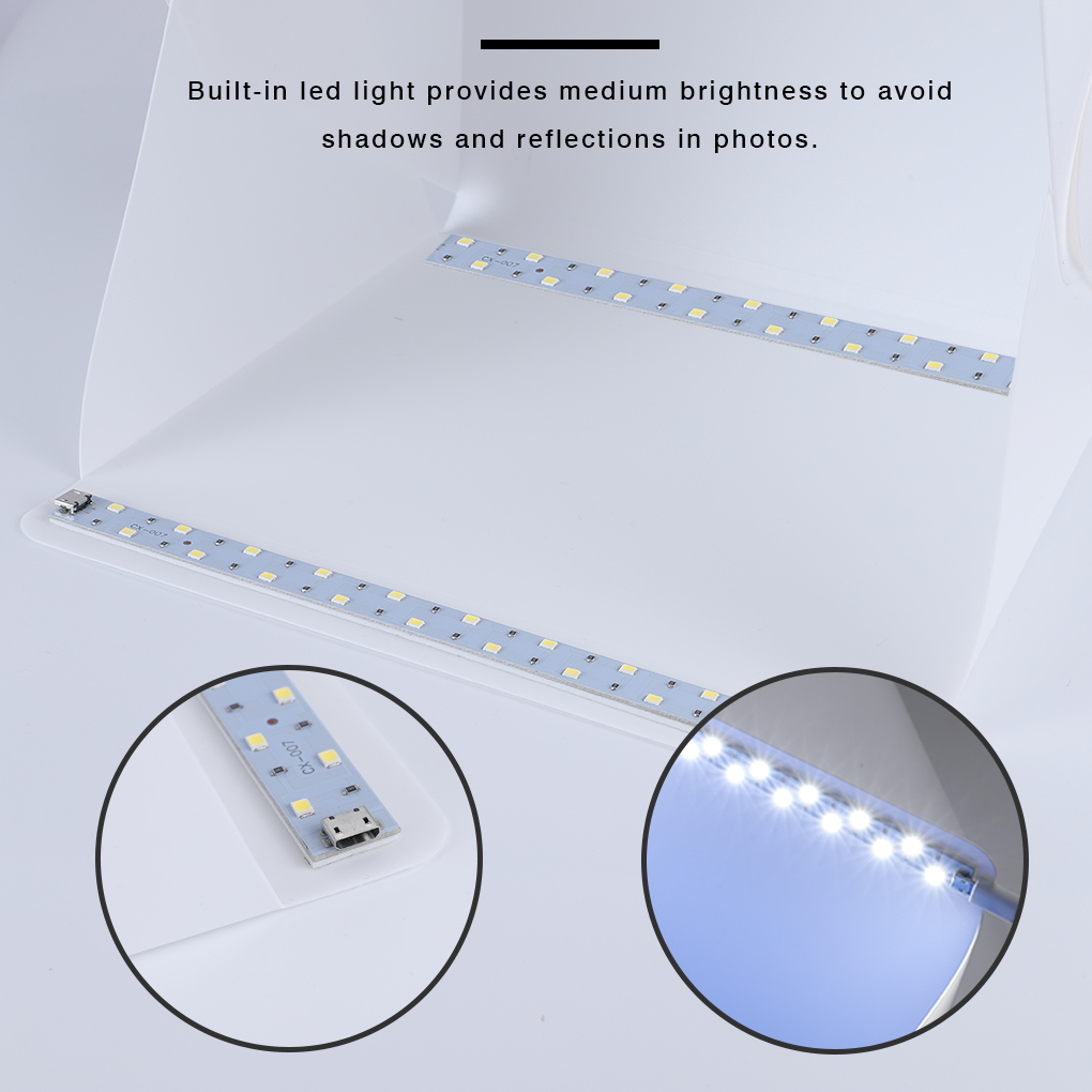 Kotak foto lipat Mini Softbox, - Softbox Portable Strip ulasan dan harga