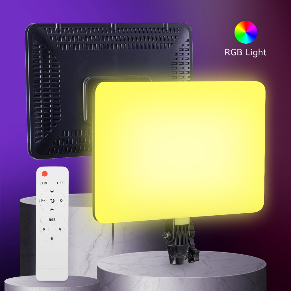 RGB 14 ''Lampu Video LED Remot - Photography Lighting Board ulasan dan harga