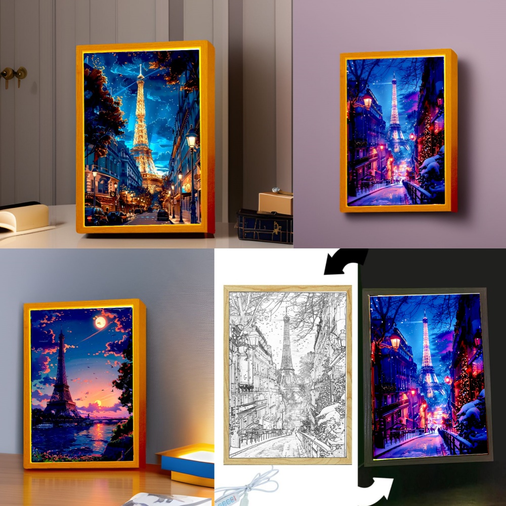 Lampu Led lukisan cahaya kota  - Photography Lighting Board ulasan dan harga