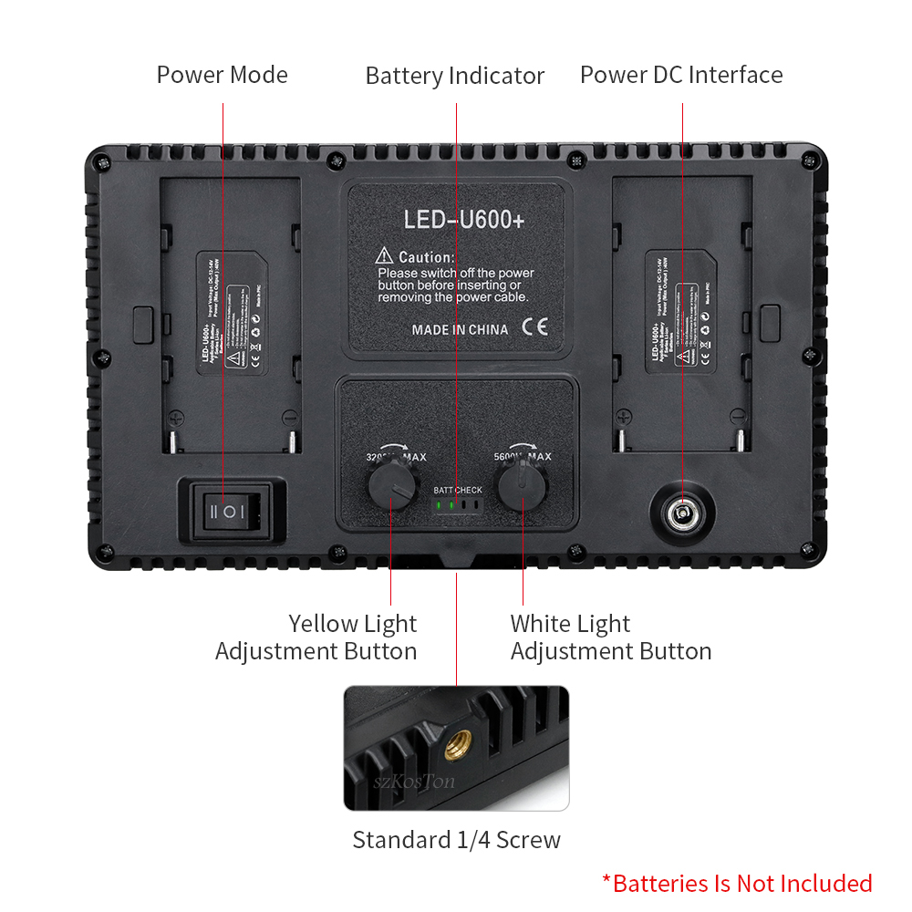 U800 lampu LED foto Studio por - Photography Lighting Board ulasan dan harga