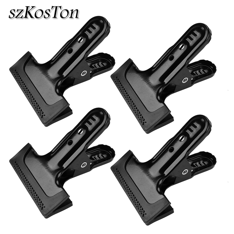 1-12 buah klip logam latar bel - Photography Lighting Setup ulasan dan harga