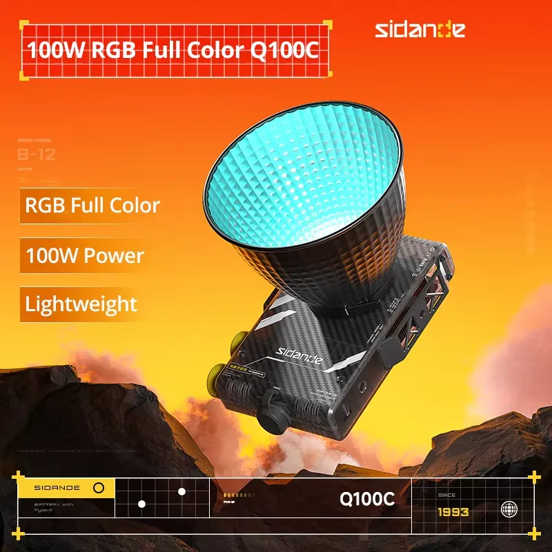 Merek Untuk Sidande Q100C Q100 - Photography Lighting Rgb ulasan dan harga