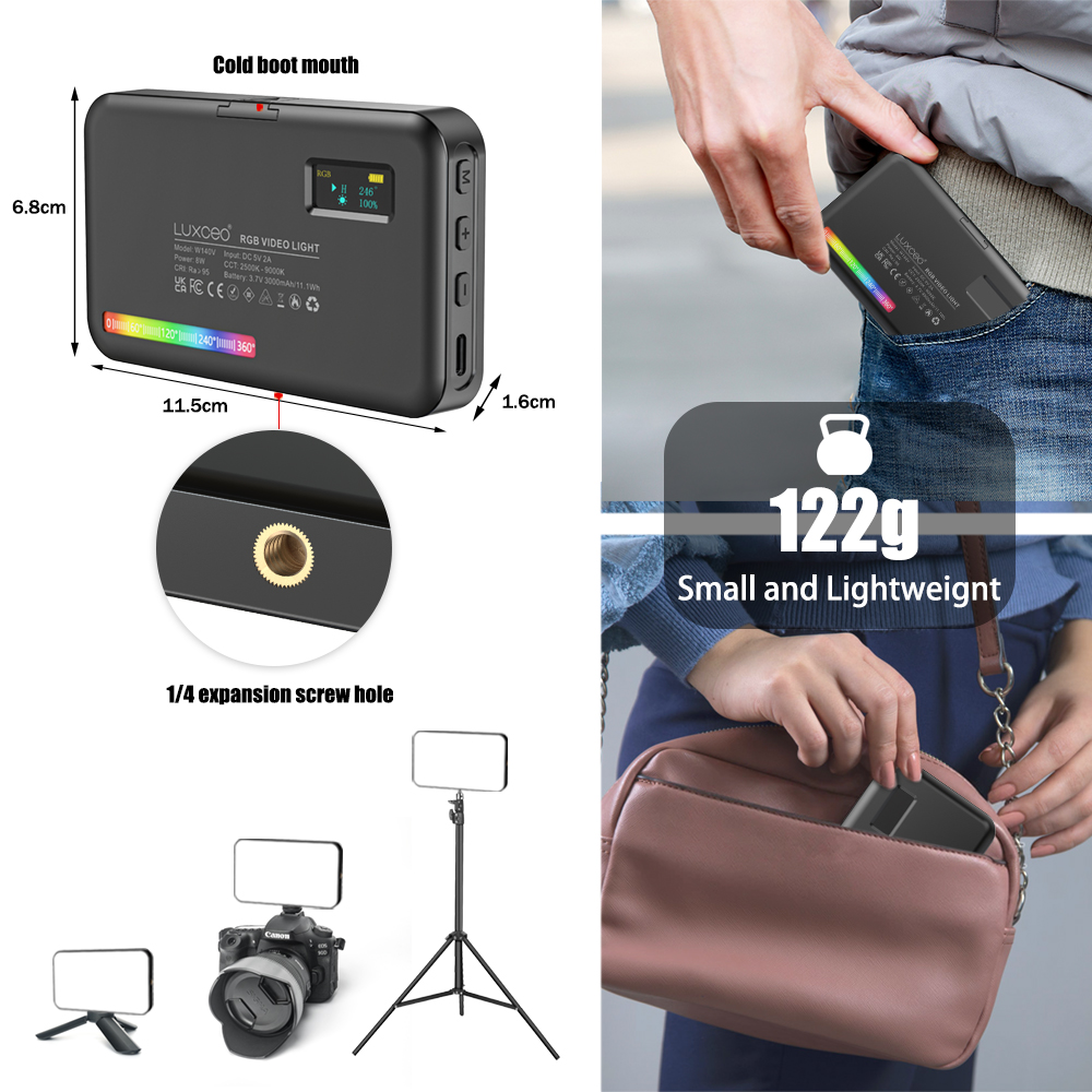 LUXCEO V10 PRO Lampu Video Pan - Photography Lighting Board ulasan dan harga