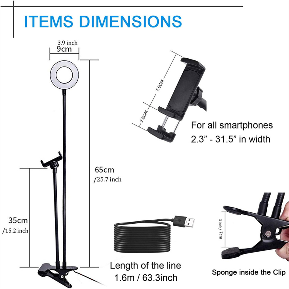 Dudukan Ponsel Fleksibel Unive - Photography Lighting Continuous ulasan dan harga