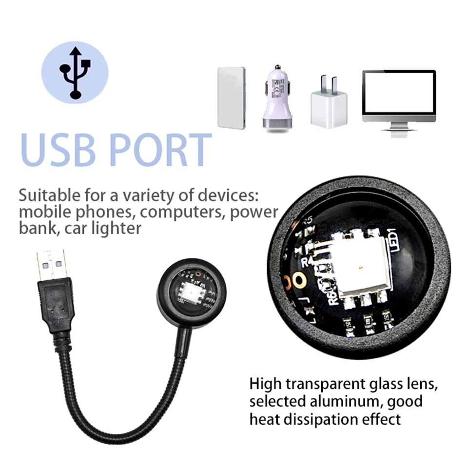 MeeToo lampu Led proyektor USB - Photography Lighting Setup ulasan dan harga