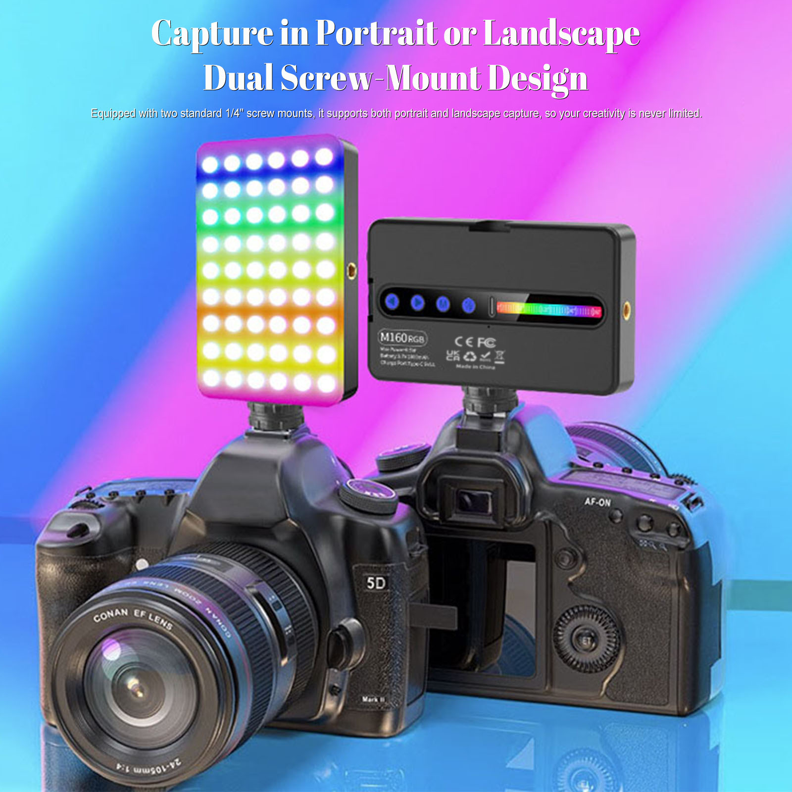 Lampu Video LED RGB 6.5W 2700K - Photography Lighting Rgb ulasan dan harga