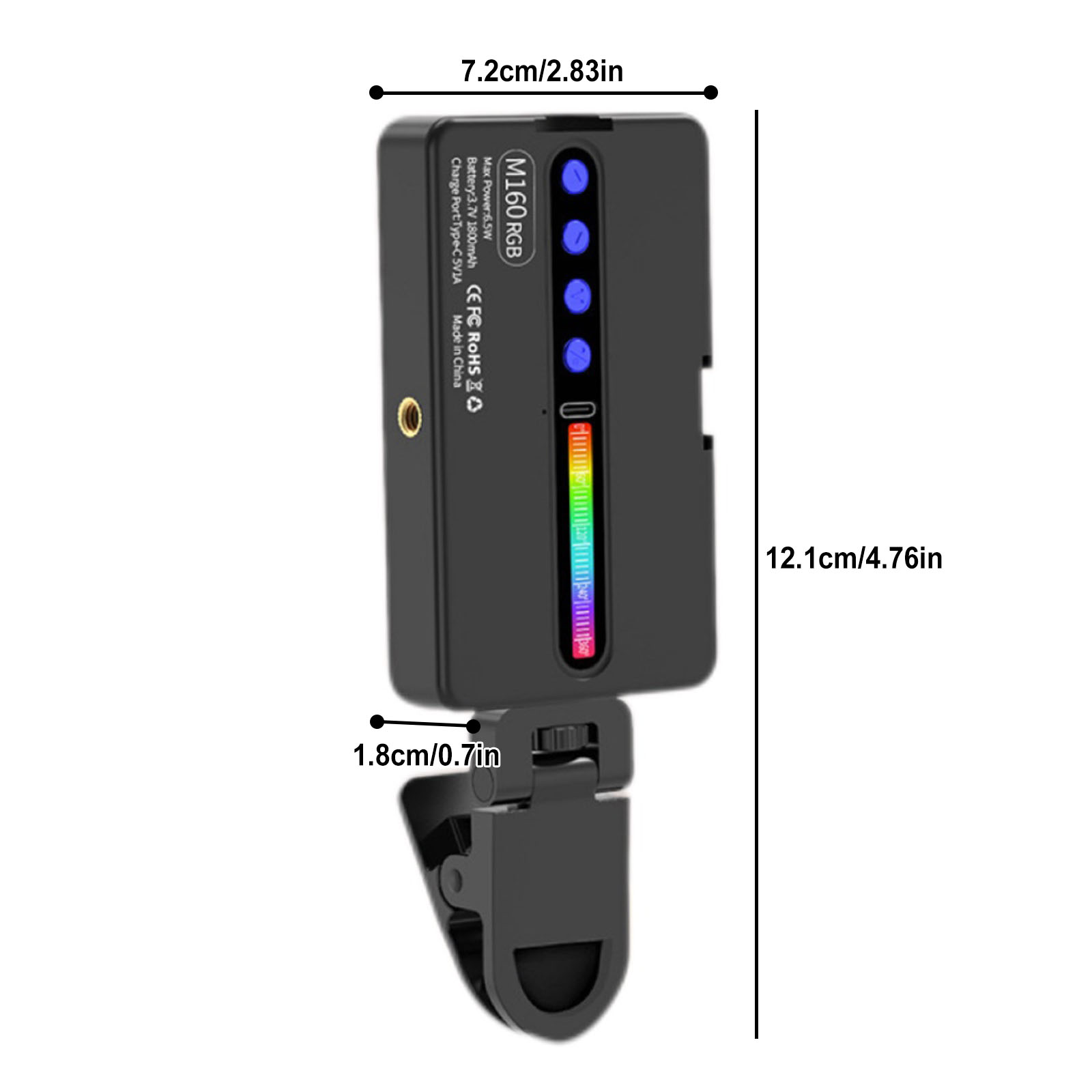 Lampu Video LED RGB 6.5W 2700K - Photography Lighting Rgb ulasan dan harga