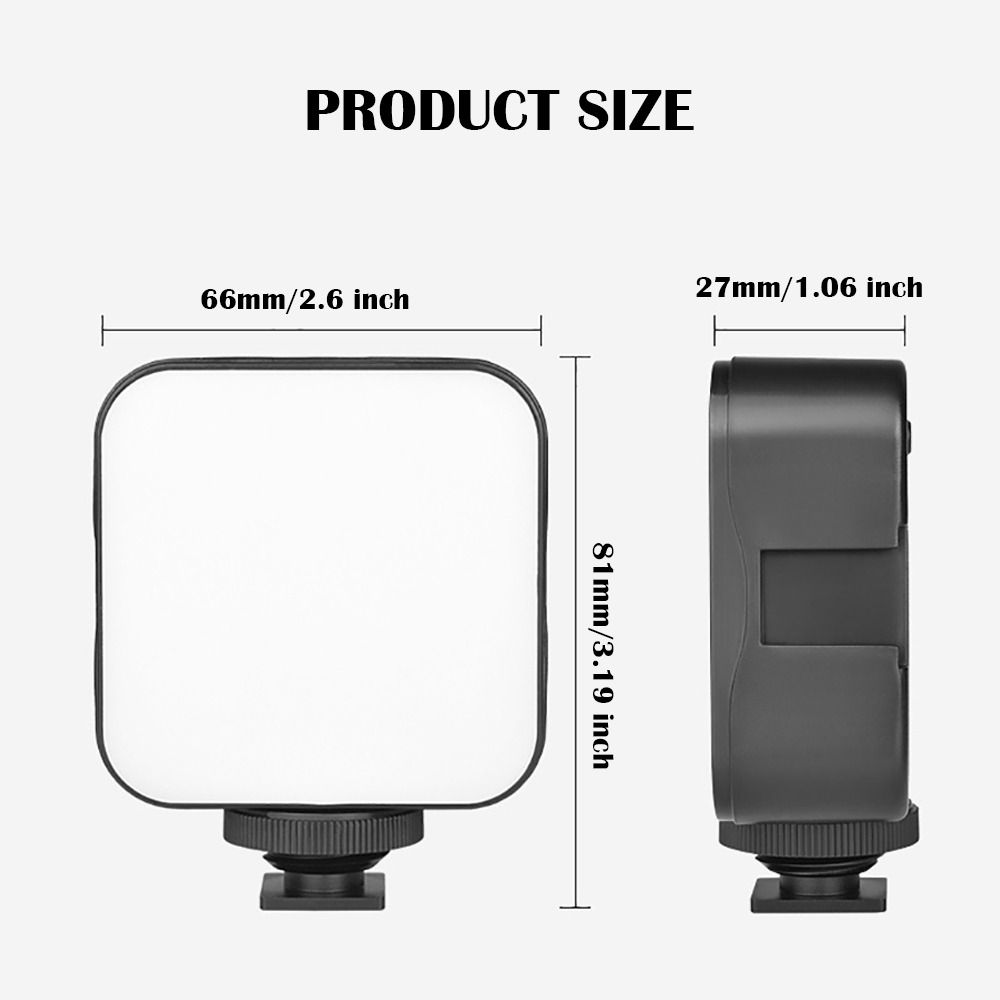 Lampu Video LED Mini 6500K den - Photography Lighting Brands ulasan dan harga