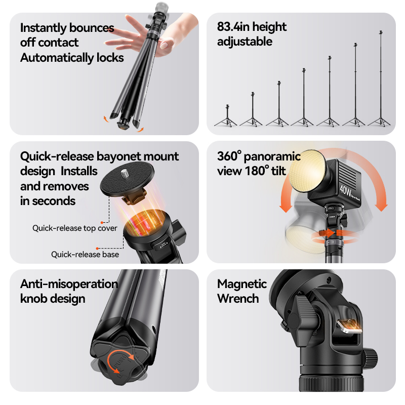 Statif Lampu COMAN MT68 One Cl - Photography Lighting Mount ulasan dan harga