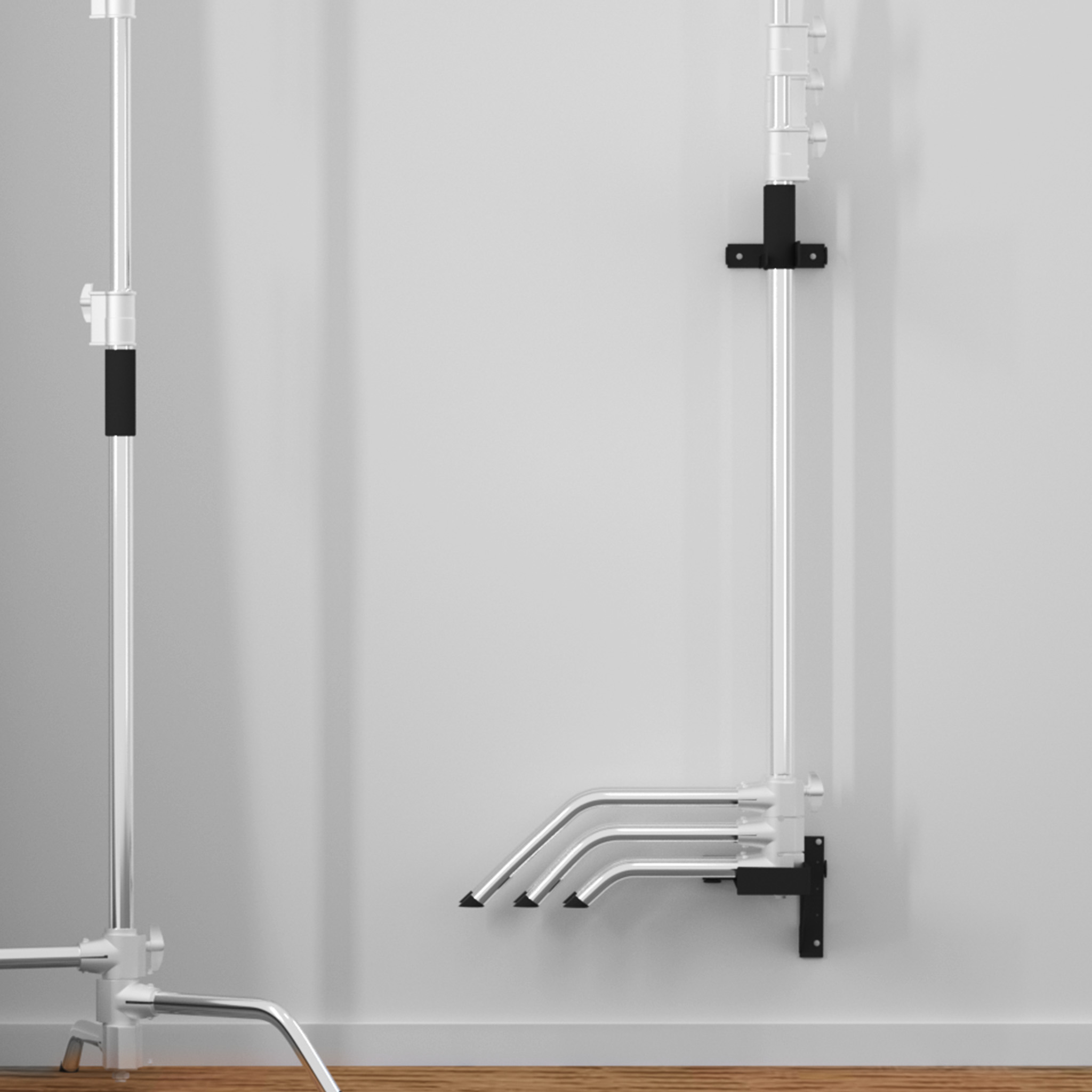 Rak Penyimpanan C-Stand Selens - Photography Lighting Mount ulasan dan harga