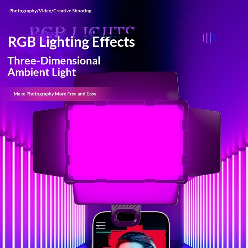 Lampu LED diffuser RGB empat h - Photography Lighting Rgb ulasan dan harga
