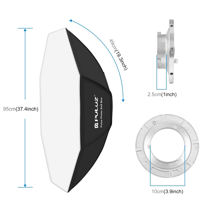 PULUZ Diffuser Fotografi, kota - Photography Lighting Mount ulasan dan harga