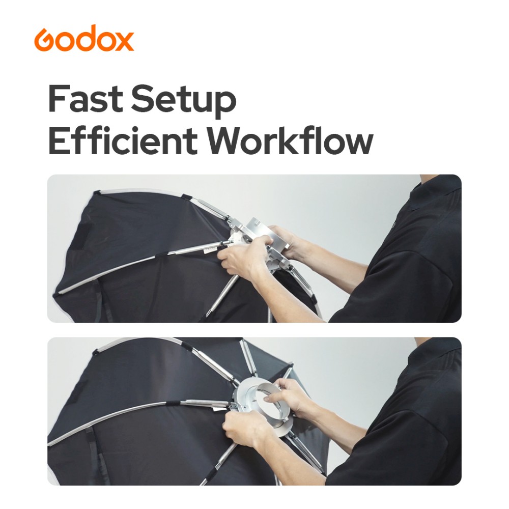 Godox EazyFlow Bty 65S/85S Bea - Photography Lighting Setup ulasan dan harga
