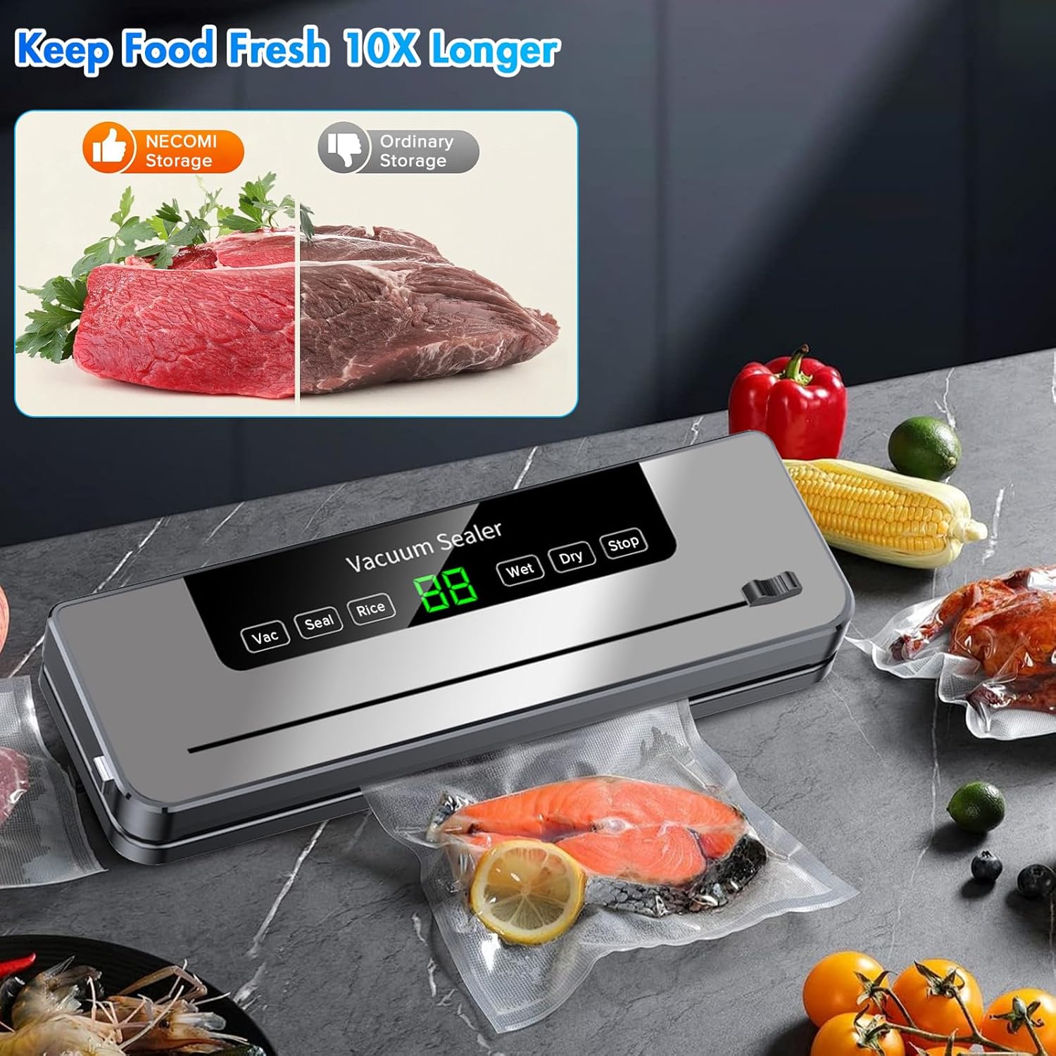 Mesin Vacuum Sealer dengan 10  - Photography Lighting For Food ulasan dan harga