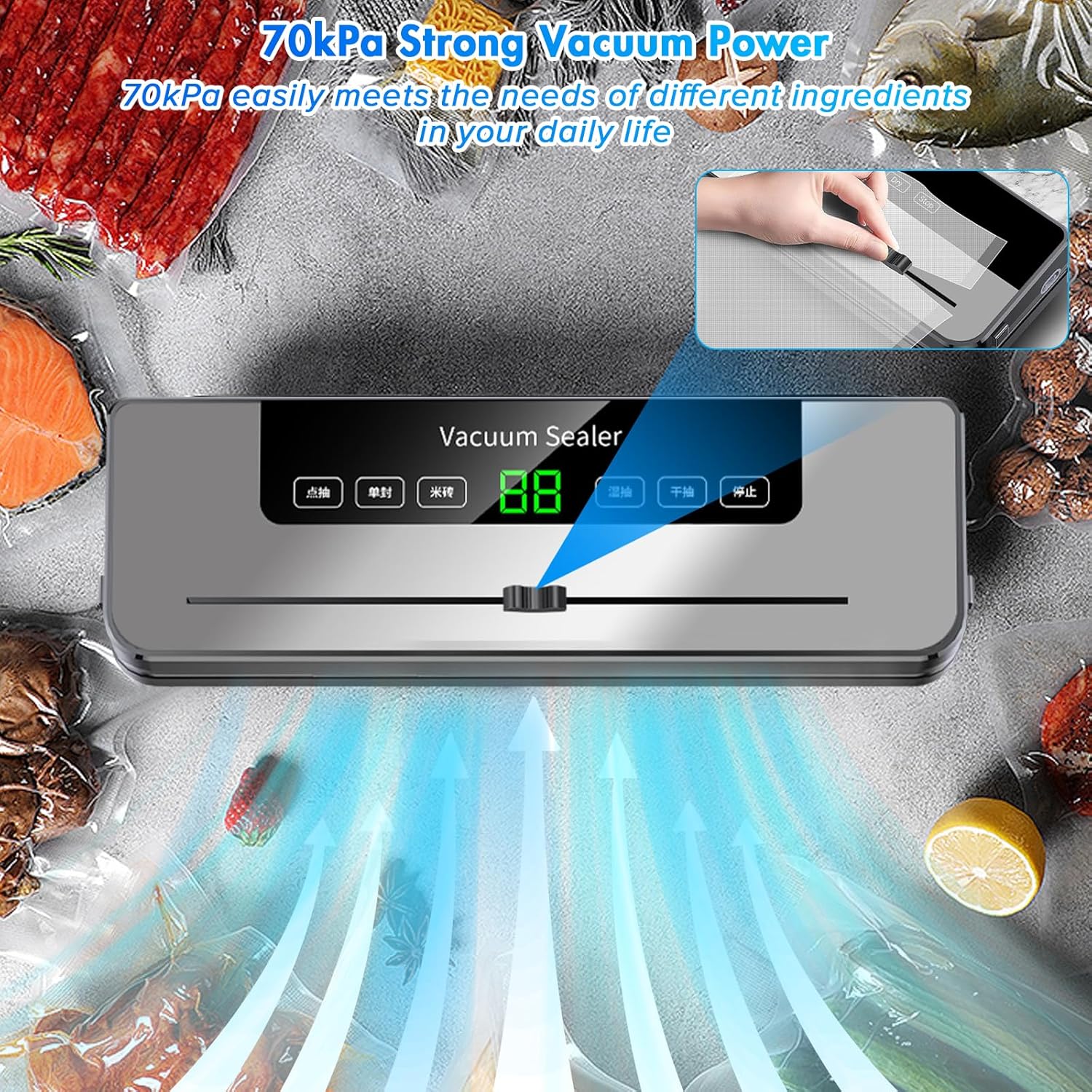 Mesin Vacuum Sealer dengan 10  - Photography Lighting For Food ulasan dan harga