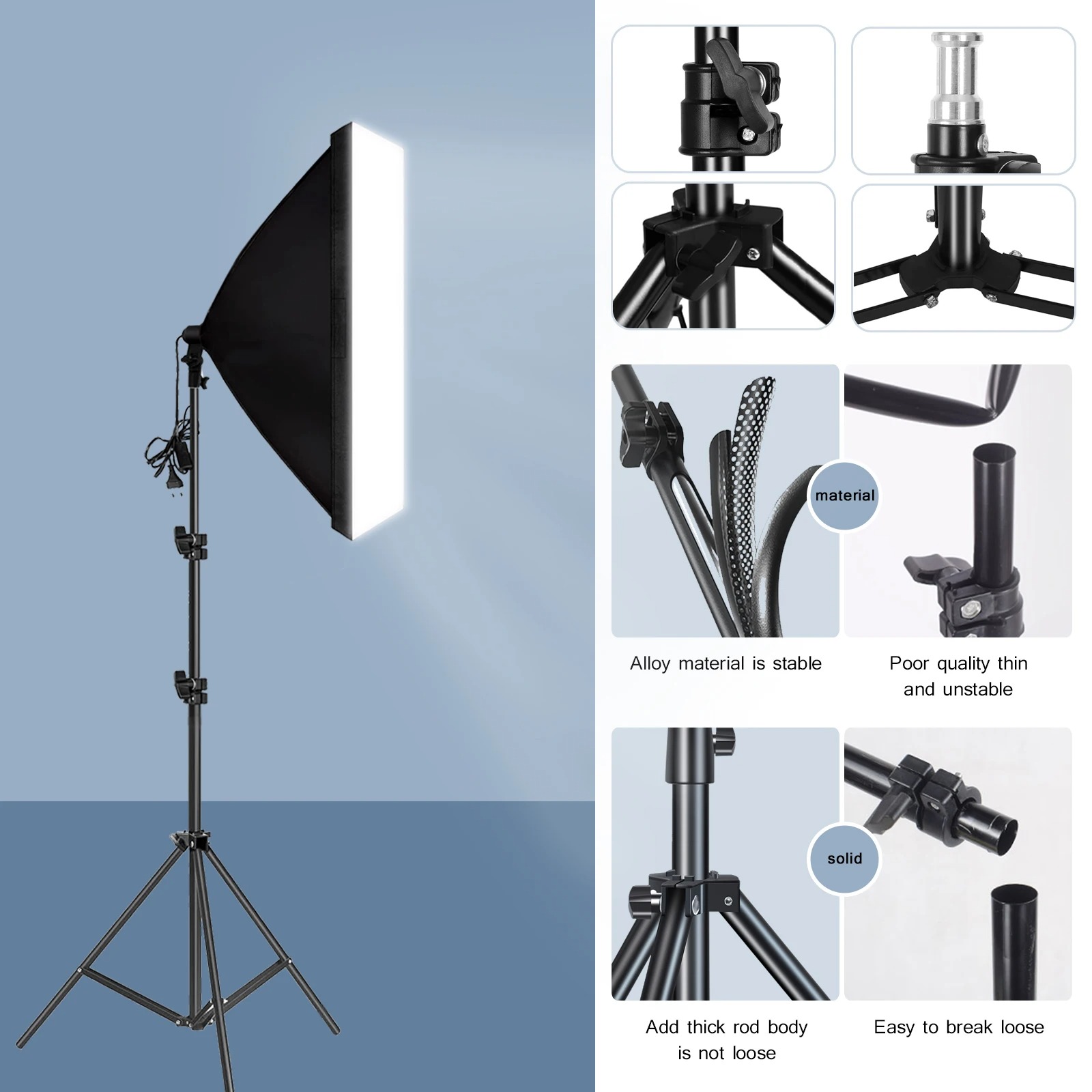 Softbox Pencahayaan Fotografi  - Photography Lighting Continuous ulasan dan harga