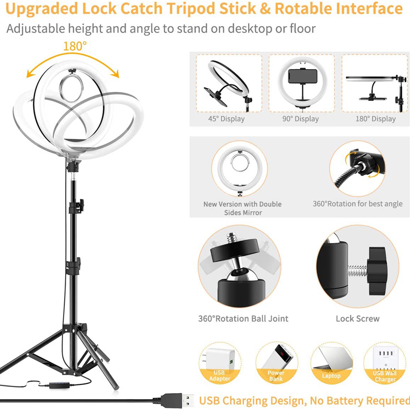 Lampu Video 16/26/33cm Selfie  - Photography Lighting Continuous ulasan dan harga