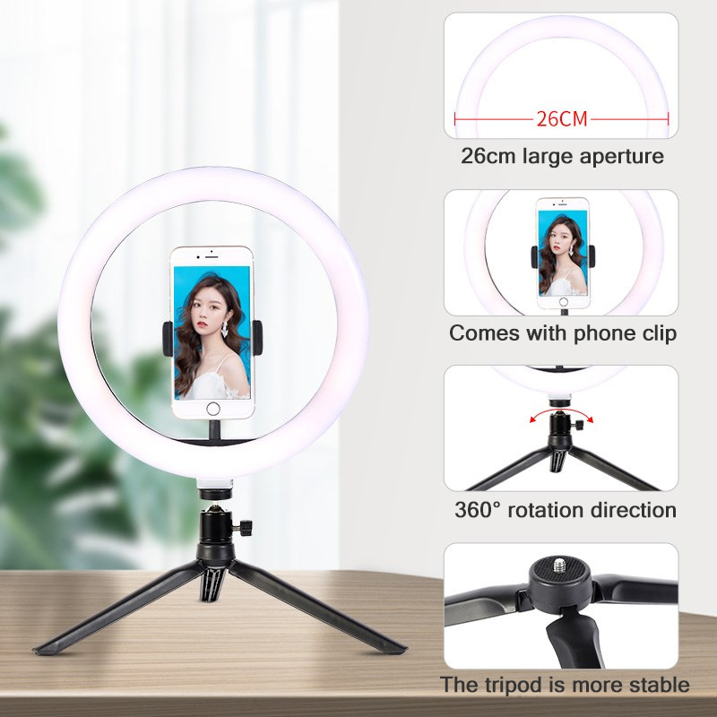 Lampu Ring Led 26cm untuk Trip - Photography Lighting Continuous ulasan dan harga