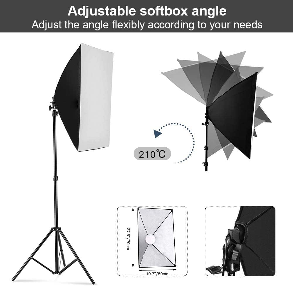 Kit Pencahayaan Softbox Fotogr - Photography Lighting Continuous ulasan dan harga