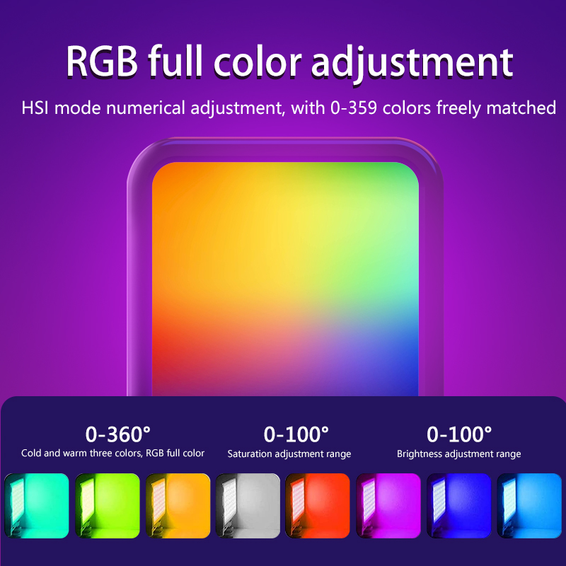 Lampu Isi RGB Portabel LED unt - Photography Lighting Rgb ulasan dan harga