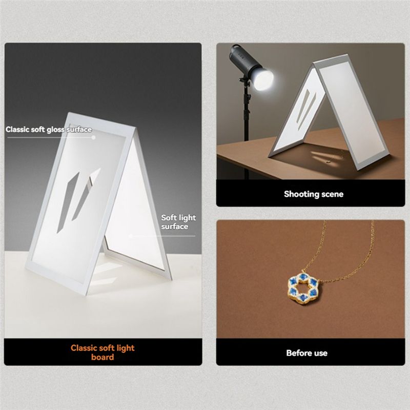 Reflektor Fotografi Portabel B - Photography Lighting For Food ulasan dan harga