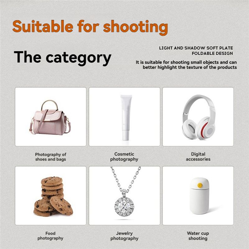Reflektor Fotografi Portabel B - Photography Lighting For Food ulasan dan harga
