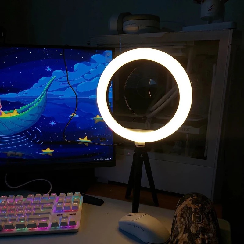 Ring Light Desiontal 26cm deng - Photography Lighting Rgb ulasan dan harga