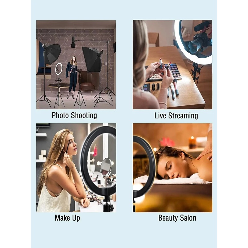 Ring Light Desiontal 26cm deng - Photography Lighting Rgb ulasan dan harga