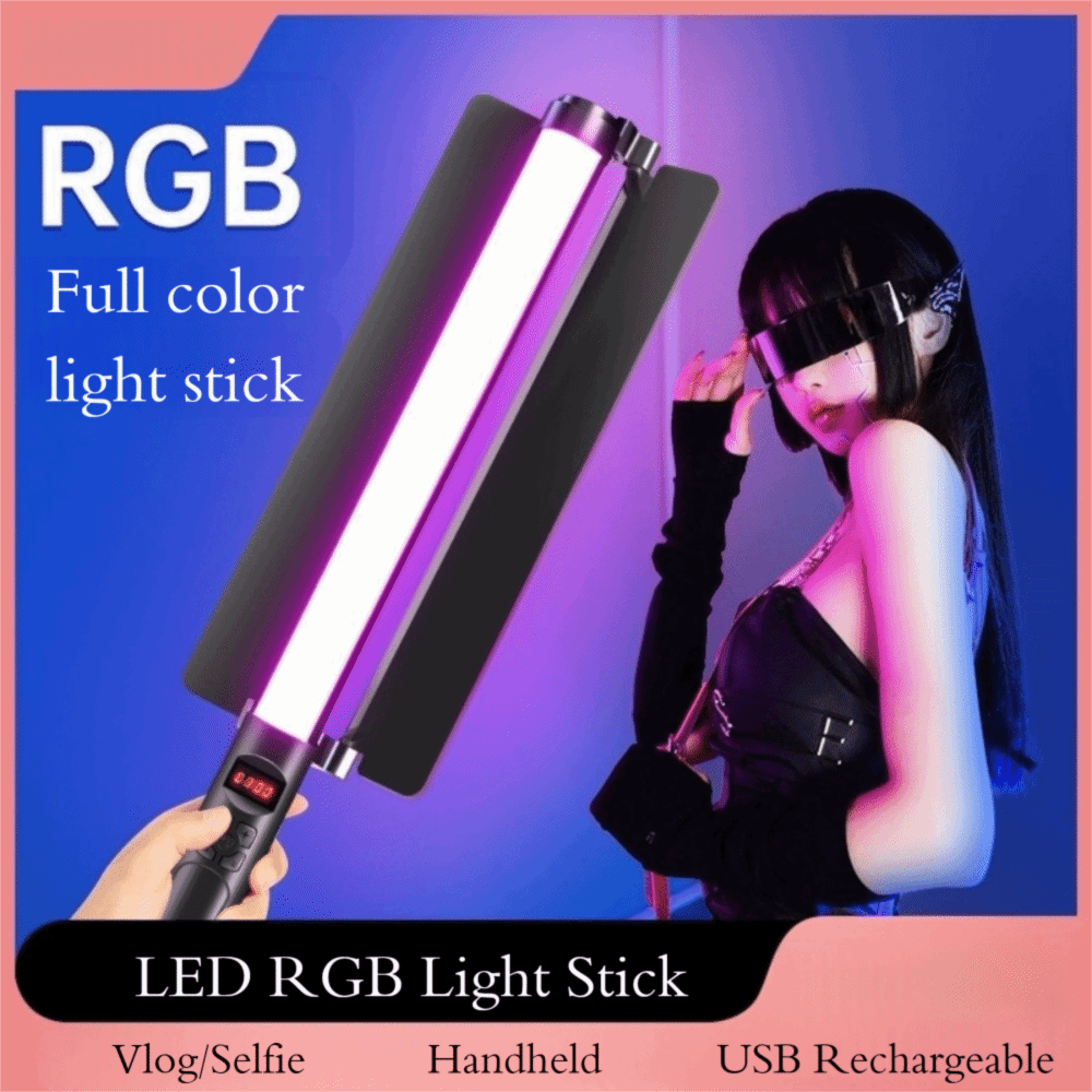 Lampu LED RGB Genggam Warna-wa - Photography Lighting Rgb ulasan dan harga