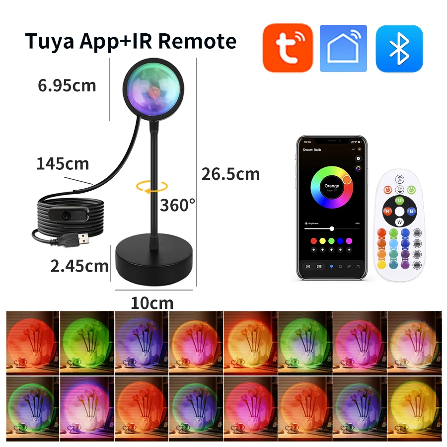 Lampu Matahari Terbenam Pintar - Photography Lighting Setup ulasan dan harga