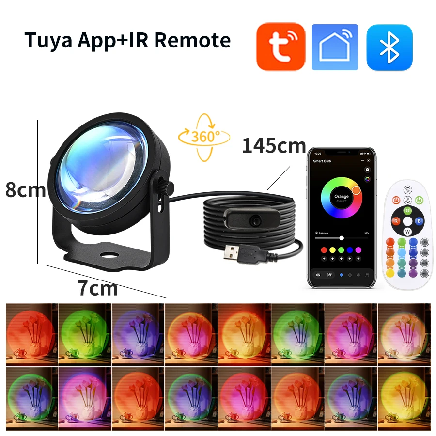 Lampu Matahari Terbenam Pintar - Photography Lighting Setup ulasan dan harga