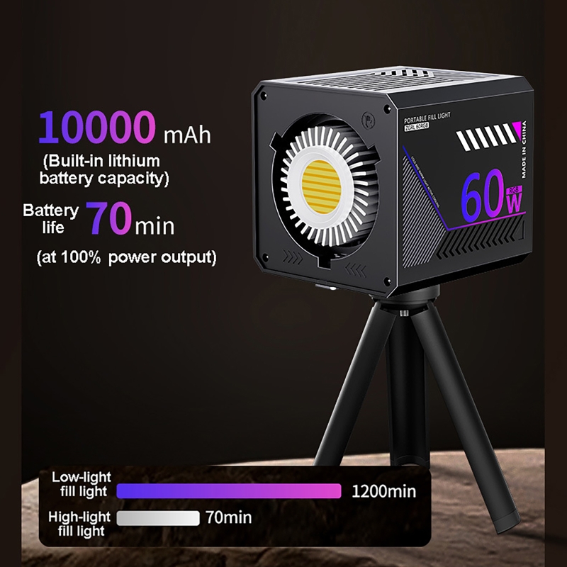Lampu Video RGB 60W Portabel L - Photography Lighting Rgb ulasan dan harga