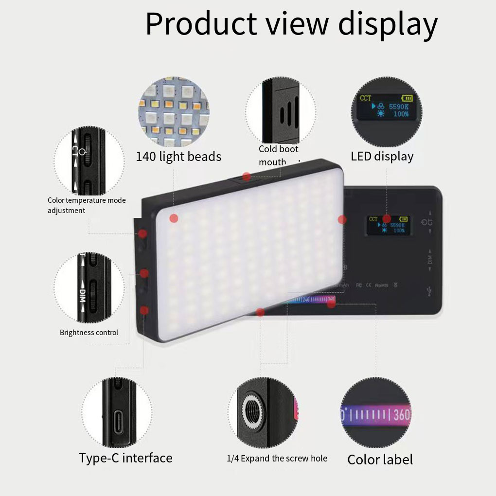 Lampu Sorot Mini mode RGB LED  - Photography Lighting Rgb ulasan dan harga