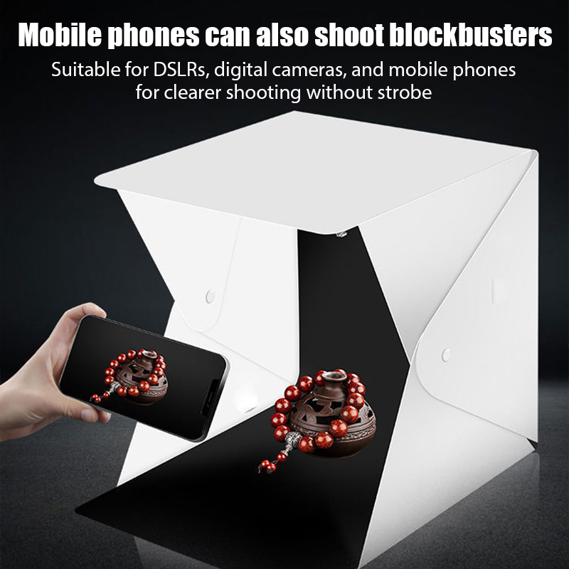 Mini Lipat Photo Booth Softbox - Softbox Portable Strip ulasan dan harga