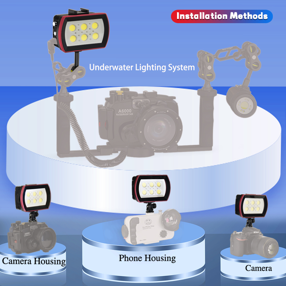 Seachogs Aluminium LED Lampu S - Photography Lighting Brands ulasan dan harga